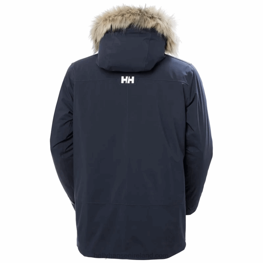 NAVY 8V222F393 Helly-Hansen MEN'S REINE WINTER PARKA