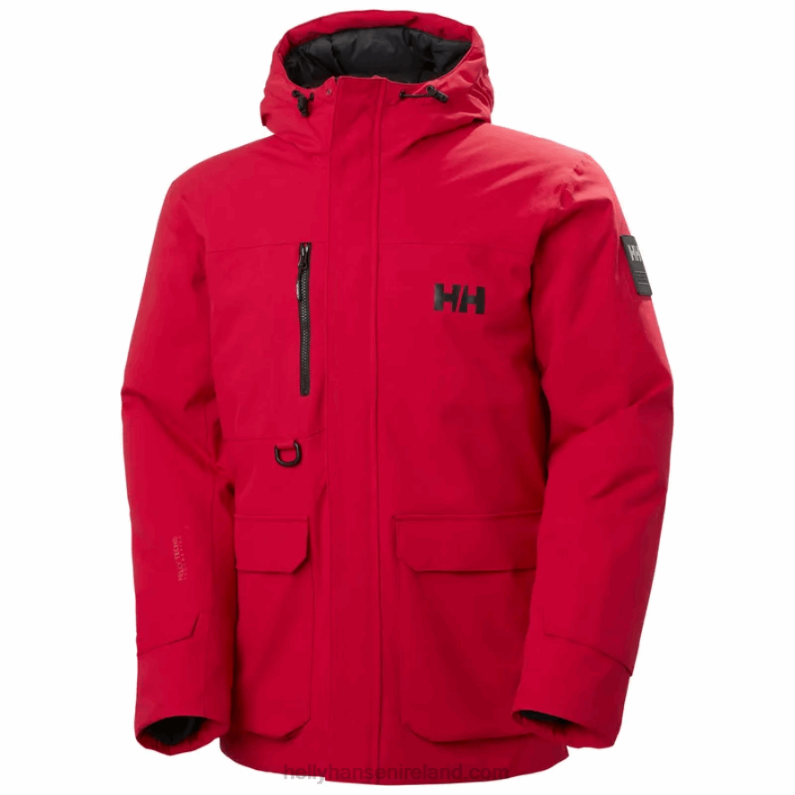 RED 8V222F309 Helly-Hansen MEN'S URBAN LAB DOWN PARKA