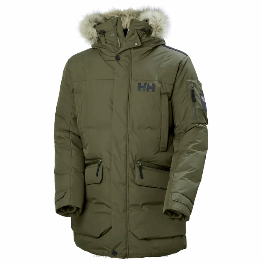 UTILITY GRE 8V222F375 Helly-Hansen MEN'S BOUVET DOWN PARKA