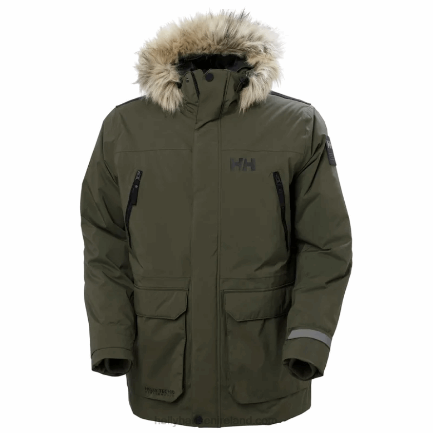 UTILITY GRE 8V222F389 Helly-Hansen MEN'S REINE WINTER PARKA