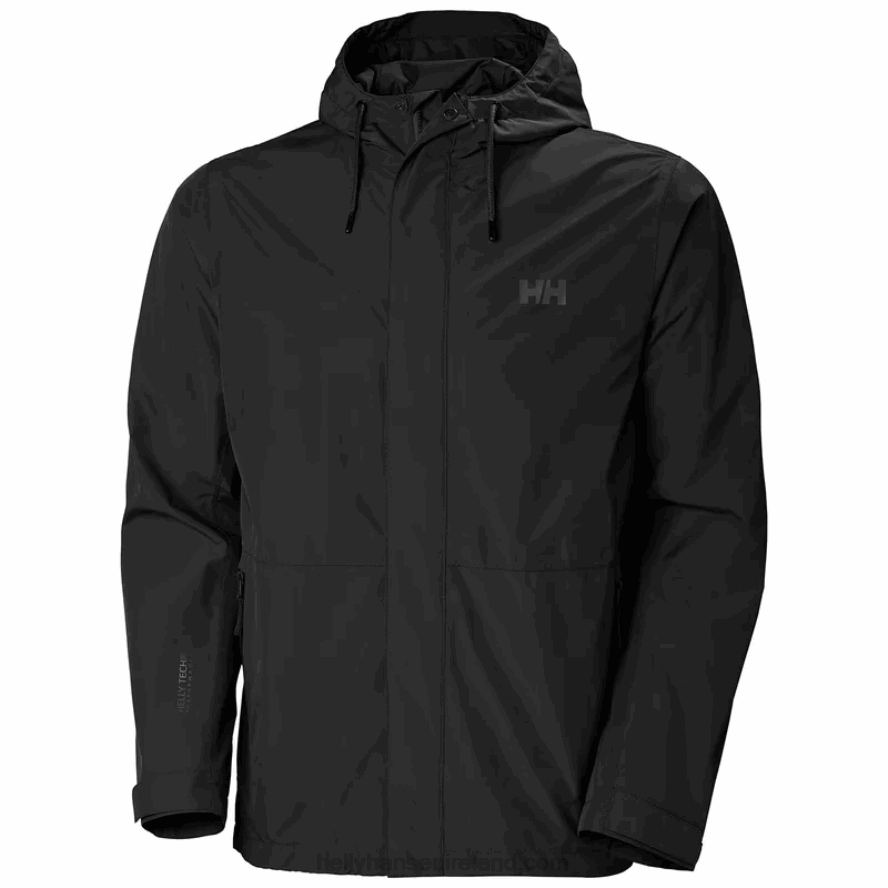 BLACK 8V222F245 Helly-Hansen MEN'S URB LAB RAIN JACKET