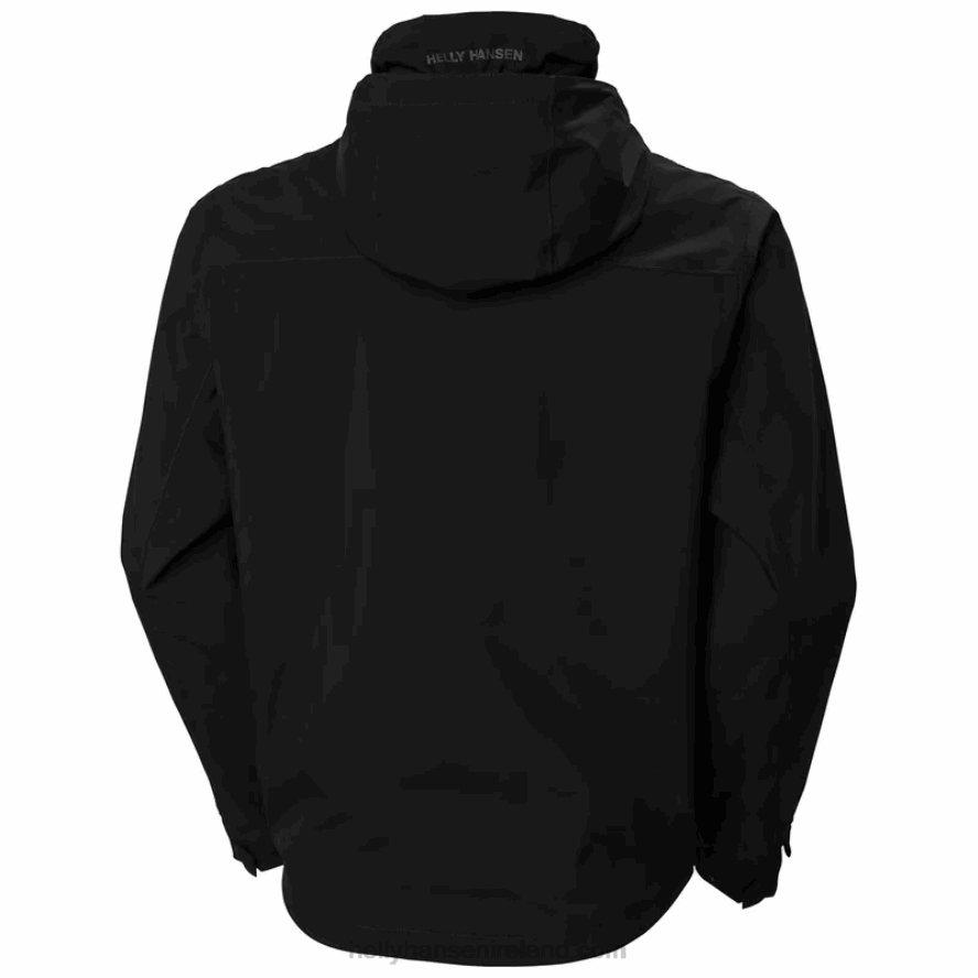 BLACK 8V222F246 Helly-Hansen MEN'S VICTOR RAIN JACKET