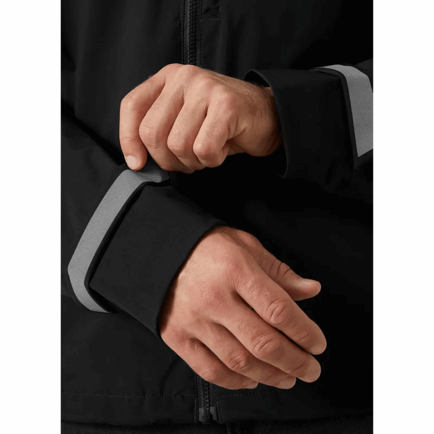 BLACK 8V222F246 Helly-Hansen MEN'S VICTOR RAIN JACKET