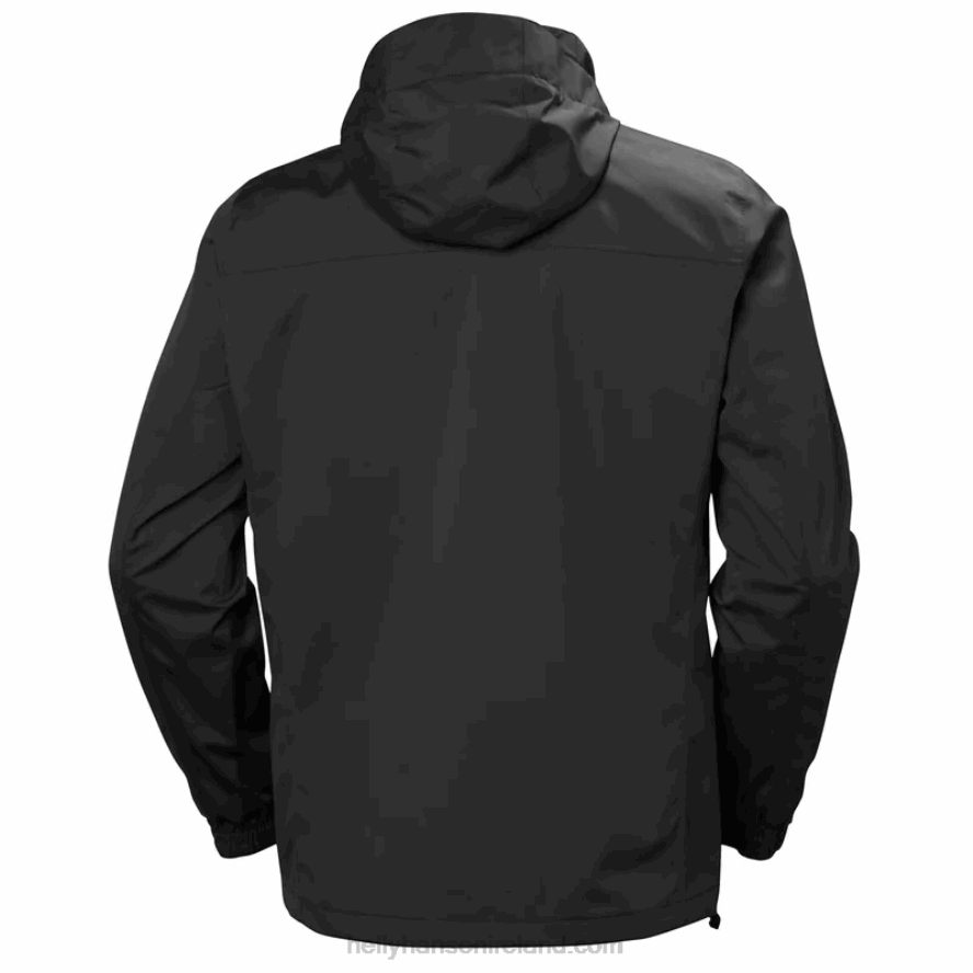 BLACK 8V222F260 Helly-Hansen MEN'S DUBLINER WATERPROOF JACKET