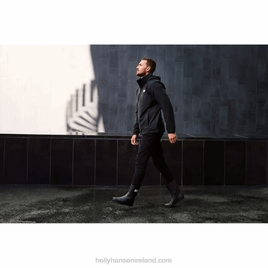 BLACK 8V222F260 Helly-Hansen MEN'S DUBLINER WATERPROOF JACKET