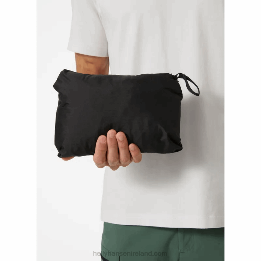 BLACK 8V222F284 Helly-Hansen MEN'S BELFAST 2 PACKABLE JACKET