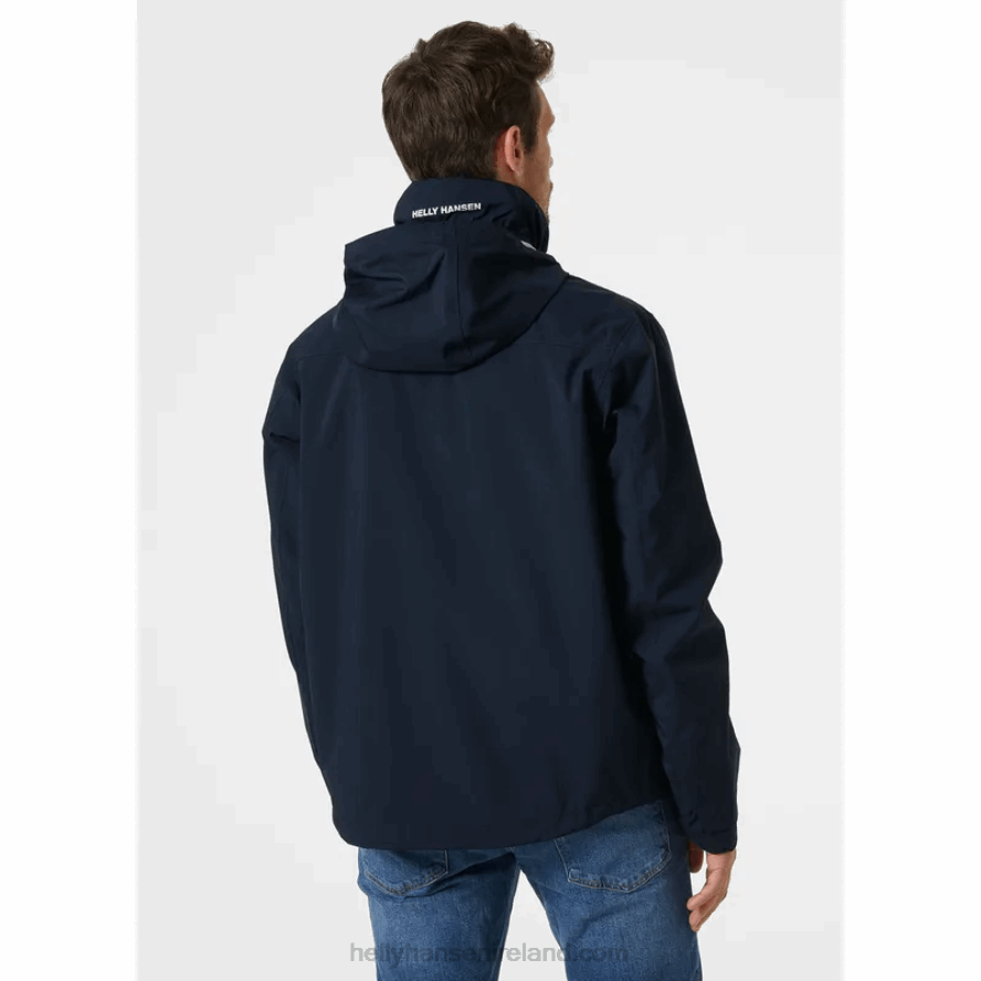 NAVY 8V222F247 Helly-Hansen MEN'S VICTOR RAIN JACKET