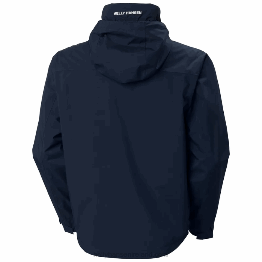 NAVY 8V222F247 Helly-Hansen MEN'S VICTOR RAIN JACKET