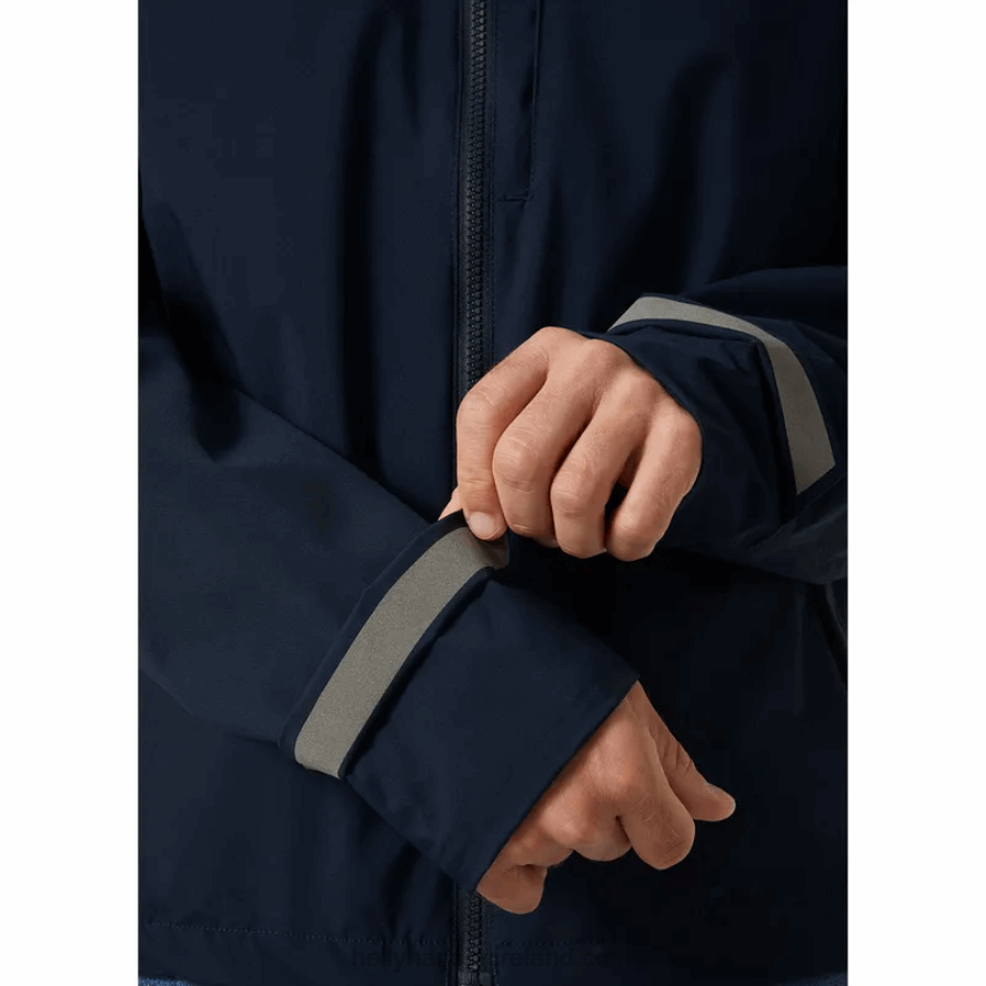 NAVY 8V222F247 Helly-Hansen MEN'S VICTOR RAIN JACKET