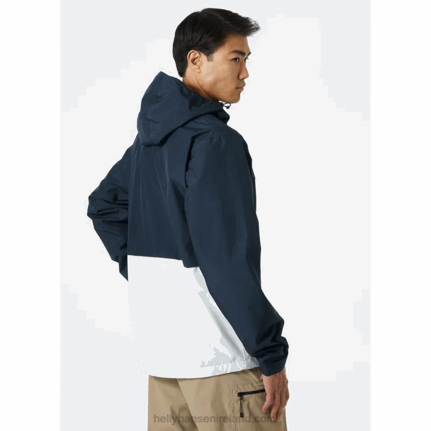 NAVY 8V222F255 Helly-Hansen MEN'S FLEX RAIN JACKET