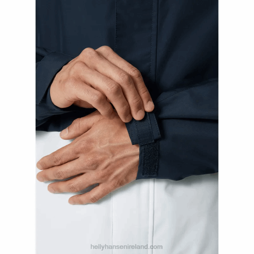 NAVY 8V222F255 Helly-Hansen MEN'S FLEX RAIN JACKET