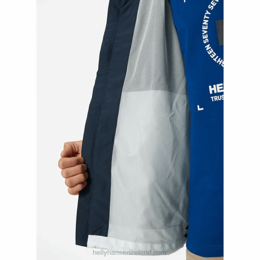 NAVY 8V222F255 Helly-Hansen MEN'S FLEX RAIN JACKET