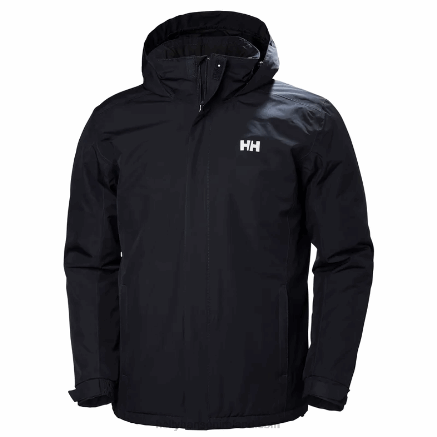 NAVY 8V222F267 Helly-Hansen MEN'S DUBLINER INSULATED WATERPROOF JACKET