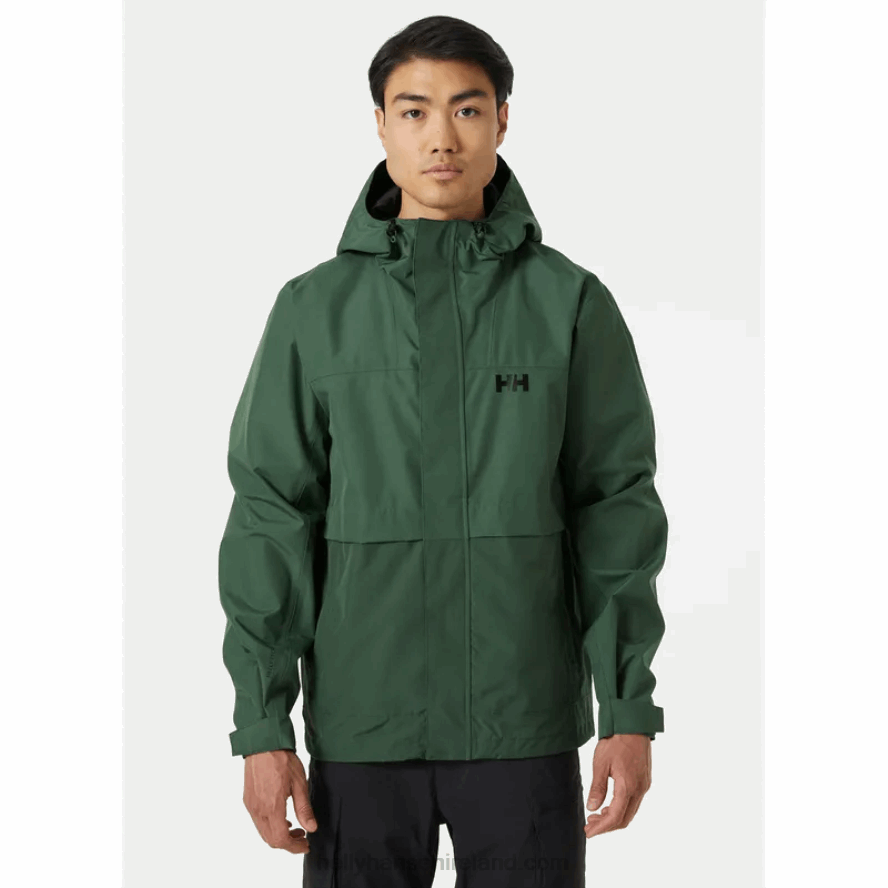 SPRUCE 8V222F254 Helly-Hansen MEN'S FLEX RAIN JACKET