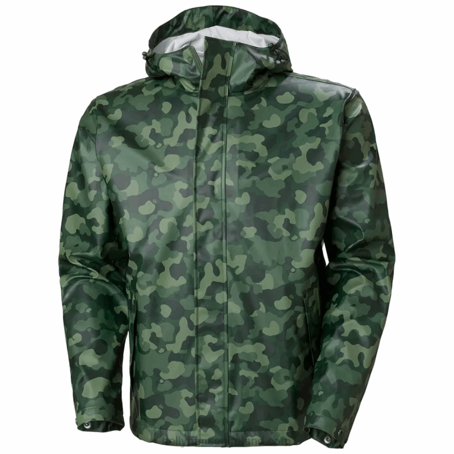 SPRUCE AOP 8V222F262 Helly-Hansen MEN'S MOSS RAIN JACKET