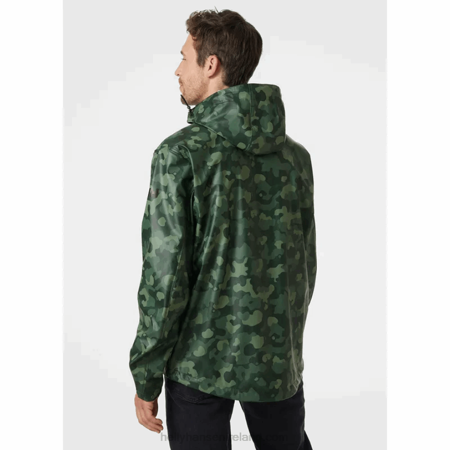 SPRUCE AOP 8V222F262 Helly-Hansen MEN'S MOSS RAIN JACKET