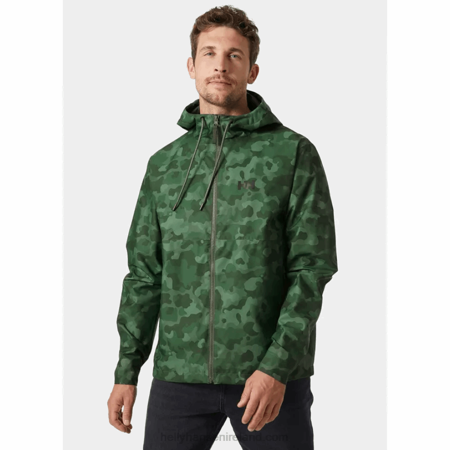 SPRUCE CAMO 8V222F248 Helly-Hansen MEN'S URBAN RIGGING RAIN JACKET