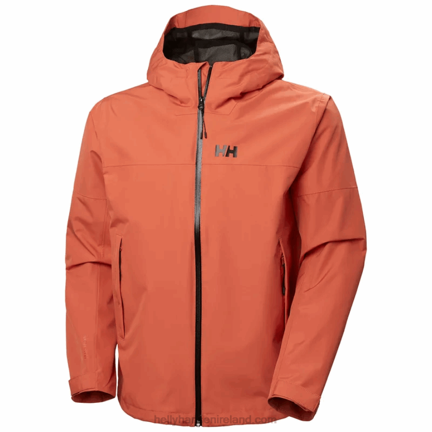 TERRACOTTA 8V222F294 Helly-Hansen MEN'S ACTIVE OCEAN BOUND JACKET