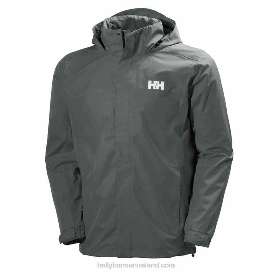UTILITY GRE/ESSENTIAL Y 8V222F259 Helly-Hansen MEN'S DUBLINER WATERPROOF JACKET
