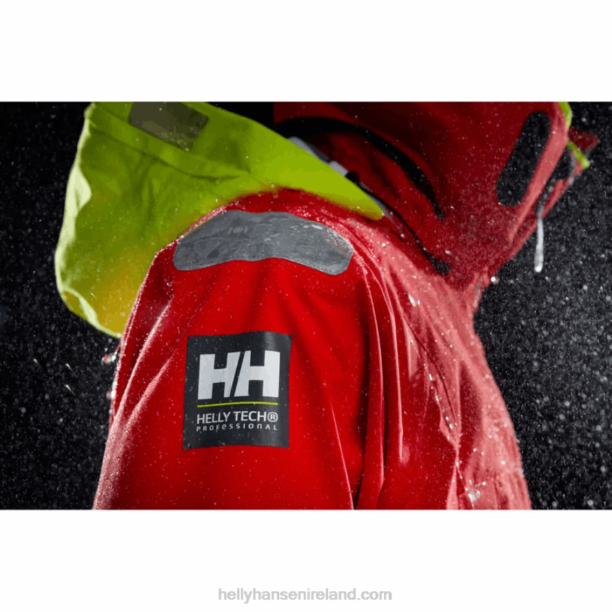 ALERT RED 8V222F44 Helly-Hansen MEN'S AEGIR OCEAN SAILING JACKET