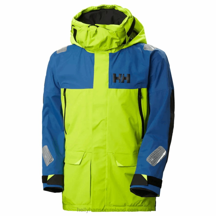 AZID LIME 8V222F35 Helly-Hansen MEN'S SKAGEN OFFSHORE SAILING JACKET