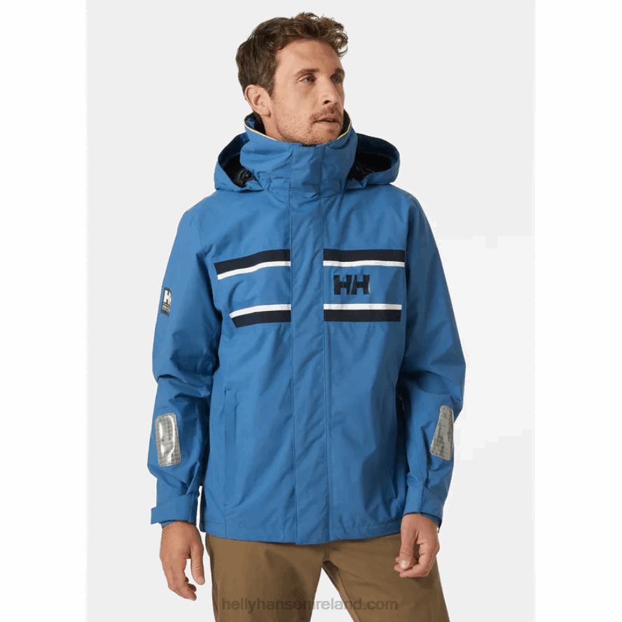 AZURITE 8V222F107 Helly-Hansen MEN'S SALTHOLM SAILING JACKET
