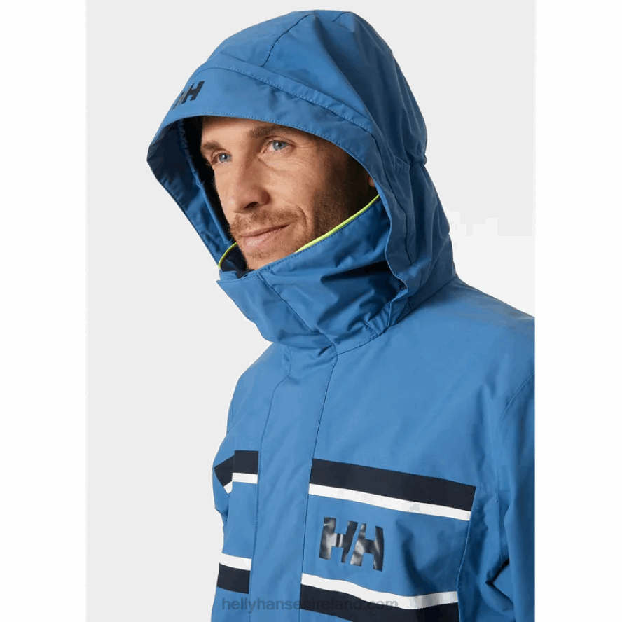 AZURITE 8V222F107 Helly-Hansen MEN'S SALTHOLM SAILING JACKET
