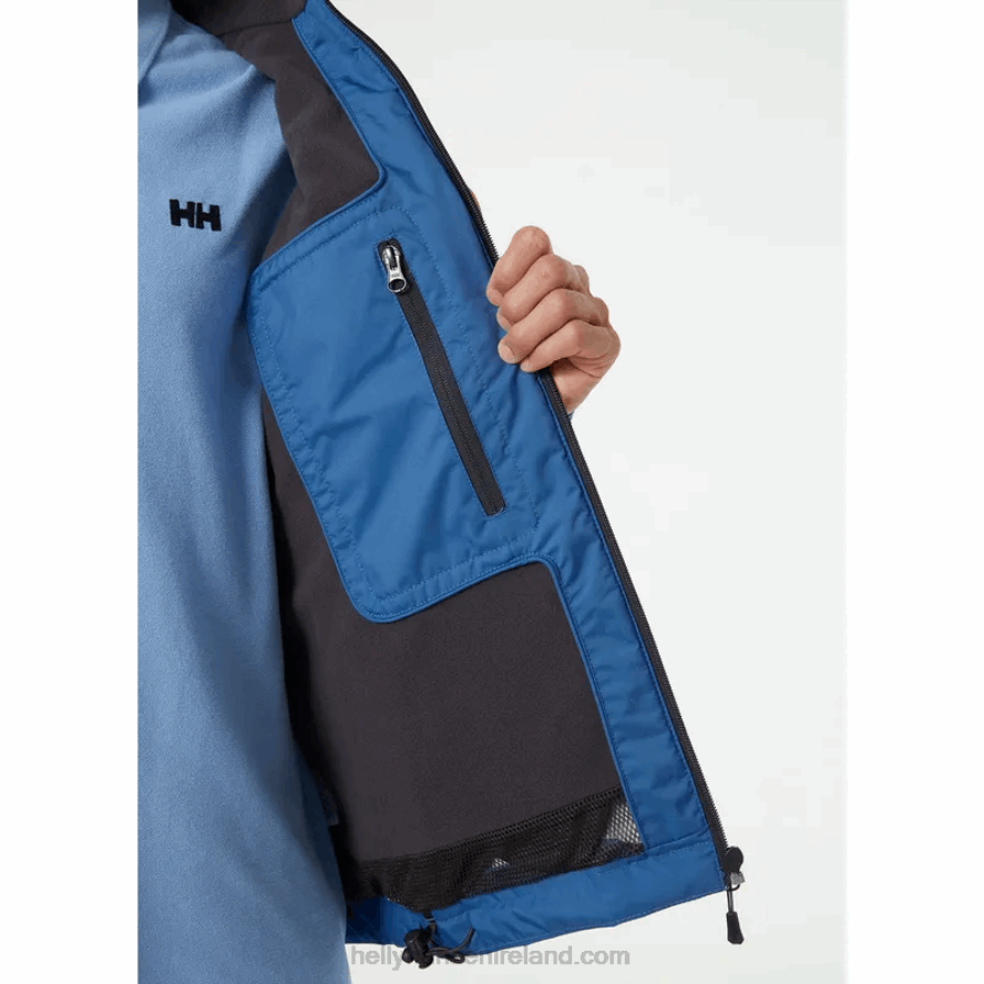 AZURITE 8V222F2 Helly-Hansen MEN'S CREW MIDLAYER SAILING JACKET