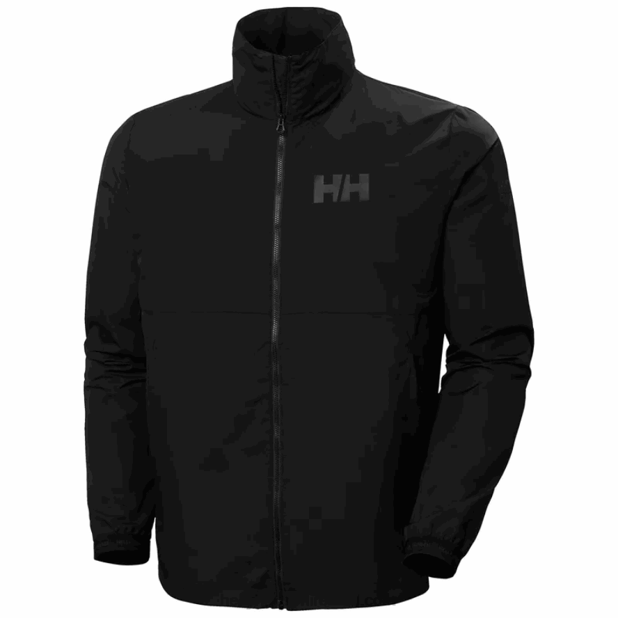 BLACK 8V222F129 Helly-Hansen MEN'S HP LIGHT WINDBREAKER 2.0