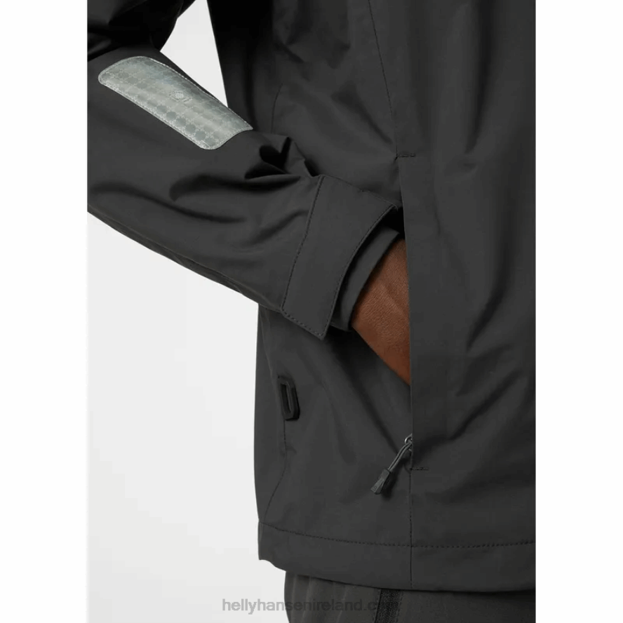 EBONY 8V222F110 Helly-Hansen MEN'S SALTHOLM SAILING JACKET