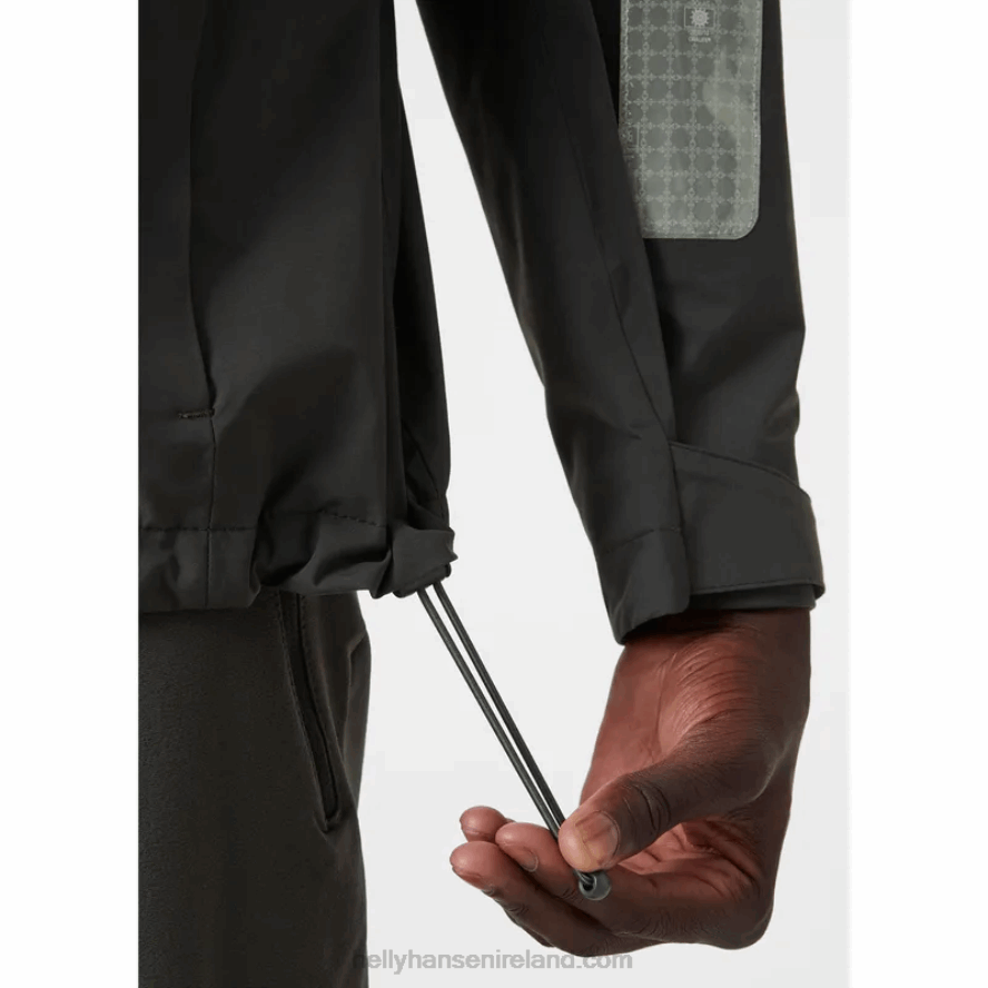 EBONY 8V222F110 Helly-Hansen MEN'S SALTHOLM SAILING JACKET