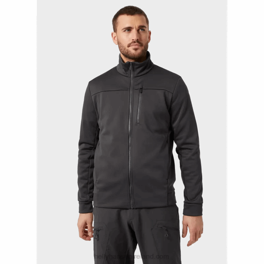 EBONY 8V222F99 Helly-Hansen MEN'S CREW FLEECE JACKET