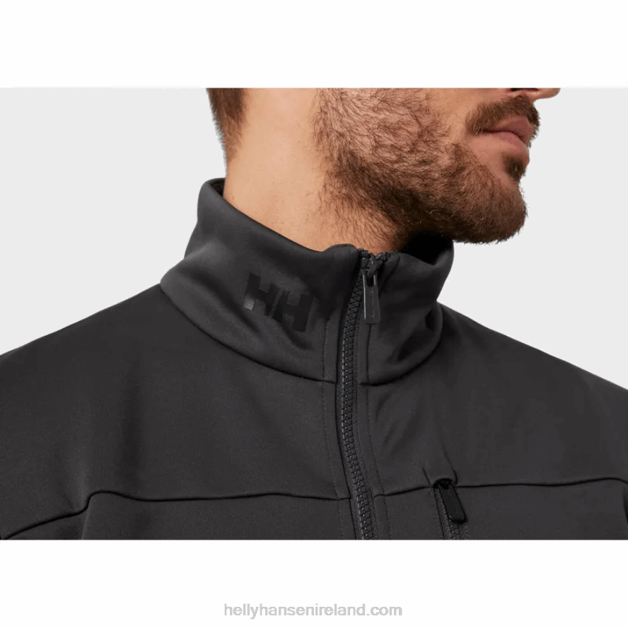 EBONY 8V222F99 Helly-Hansen MEN'S CREW FLEECE JACKET