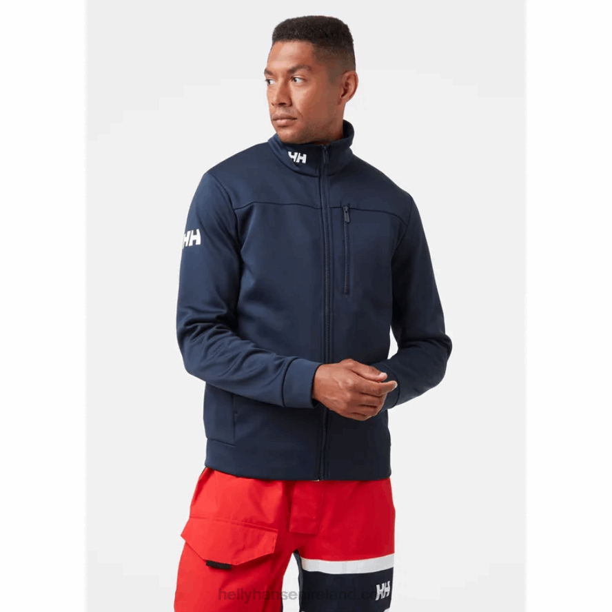 NAVY 8V222F100 Helly-Hansen MEN'S CREW FLEECE JACKET