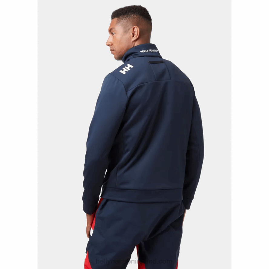 NAVY 8V222F100 Helly-Hansen MEN'S CREW FLEECE JACKET