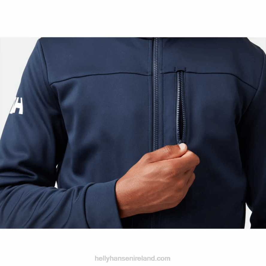 NAVY 8V222F100 Helly-Hansen MEN'S CREW FLEECE JACKET