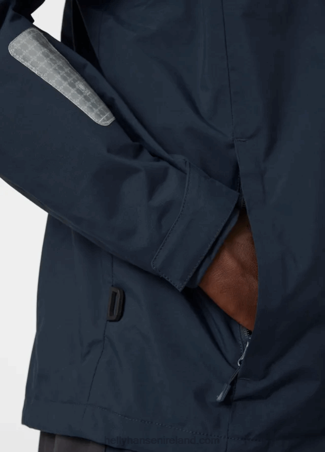 NAVY 8V222F111 Helly-Hansen MEN'S SALTHOLM SAILING JACKET