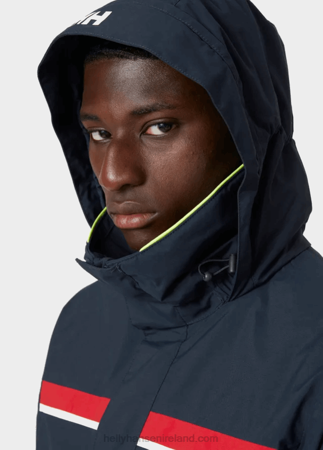 NAVY 8V222F111 Helly-Hansen MEN'S SALTHOLM SAILING JACKET