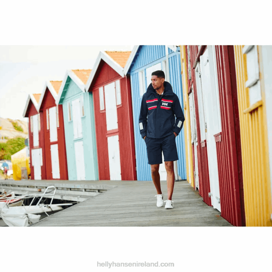 NAVY 8V222F111 Helly-Hansen MEN'S SALTHOLM SAILING JACKET