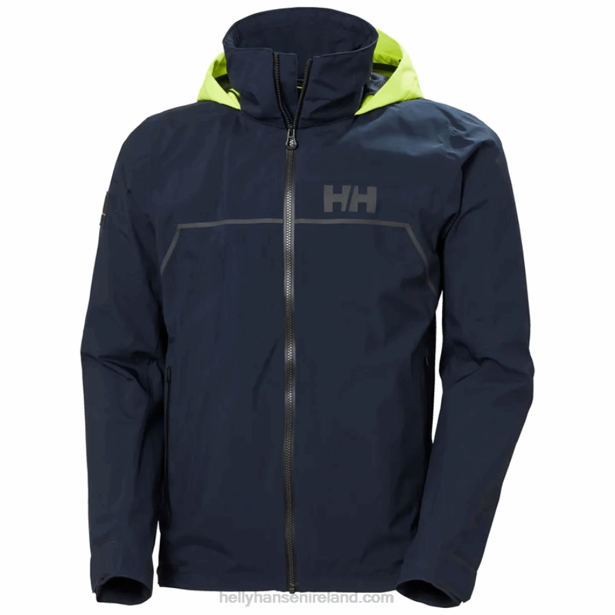 NAVY 8V222F132 Helly-Hansen MEN'S HP FOIL MATCH SAILING JACKET