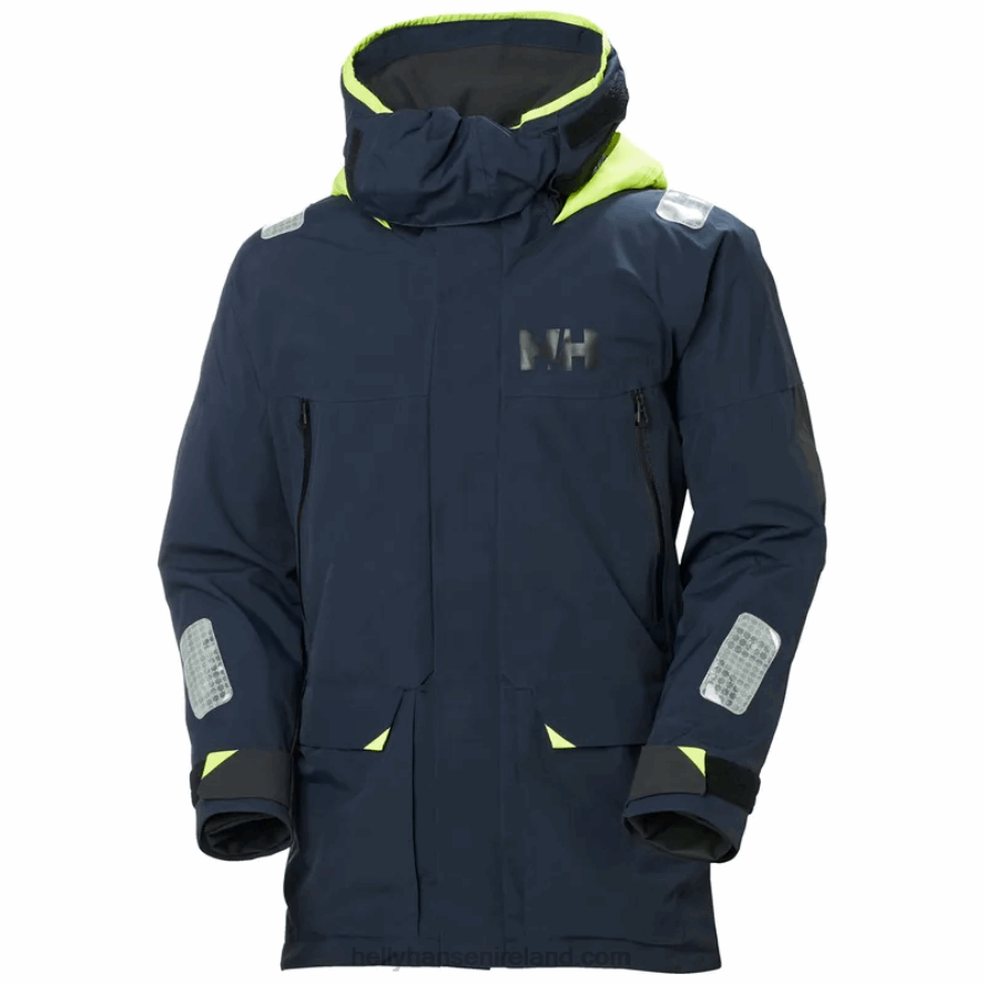 NAVY 8V222F38 Helly-Hansen MEN'S SKAGEN OFFSHORE SAILING JACKET