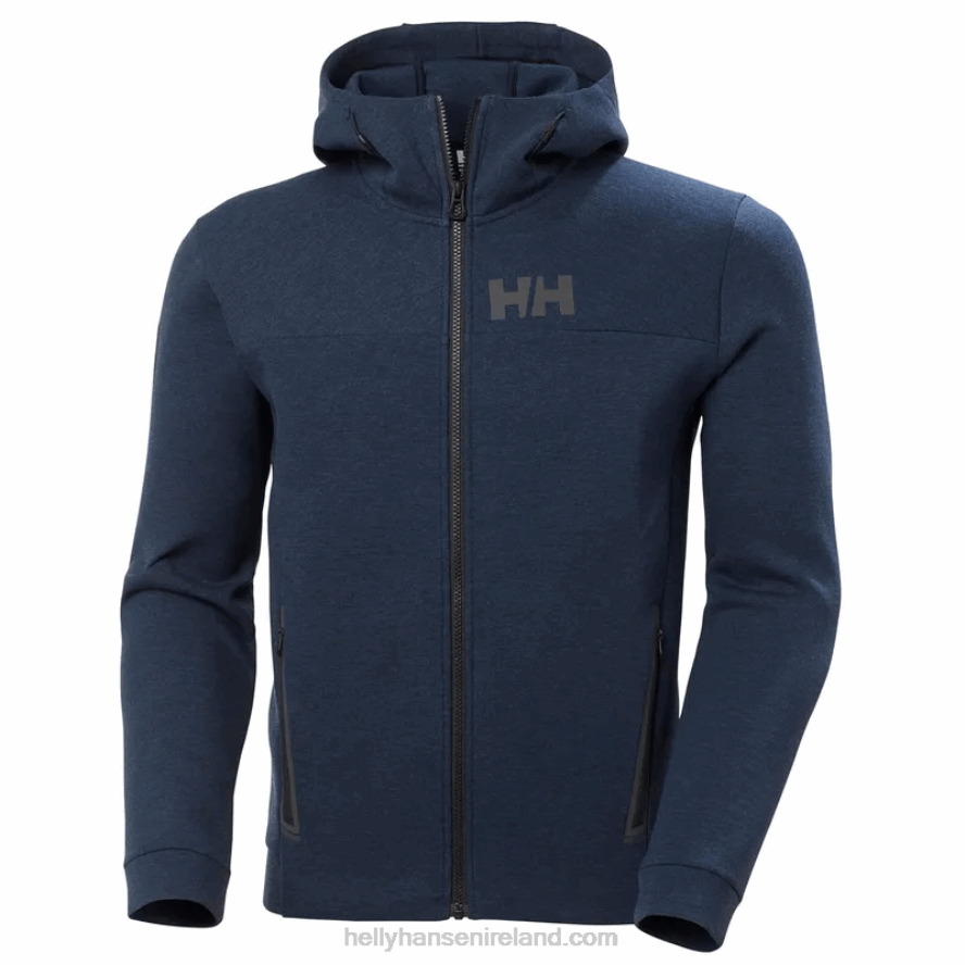 NAVY MELANG 8V222F94 Helly-Hansen MEN'S HP OCEAN FULL-ZIP JACKET