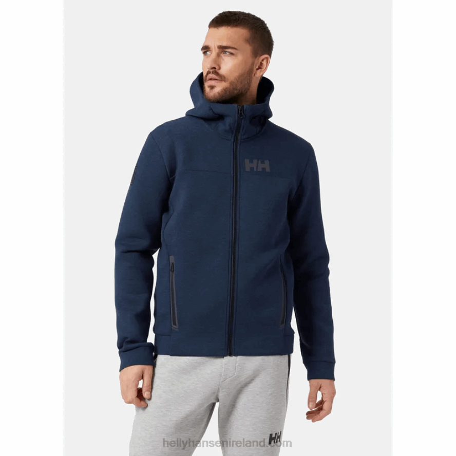 NAVY MELANG 8V222F94 Helly-Hansen MEN'S HP OCEAN FULL-ZIP JACKET