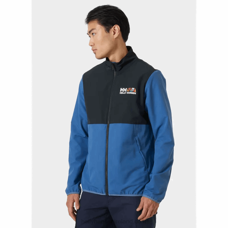 AZURITE 8V222F68 Helly-Hansen MEN'S NEWPORT SOFTSHELL JACKET