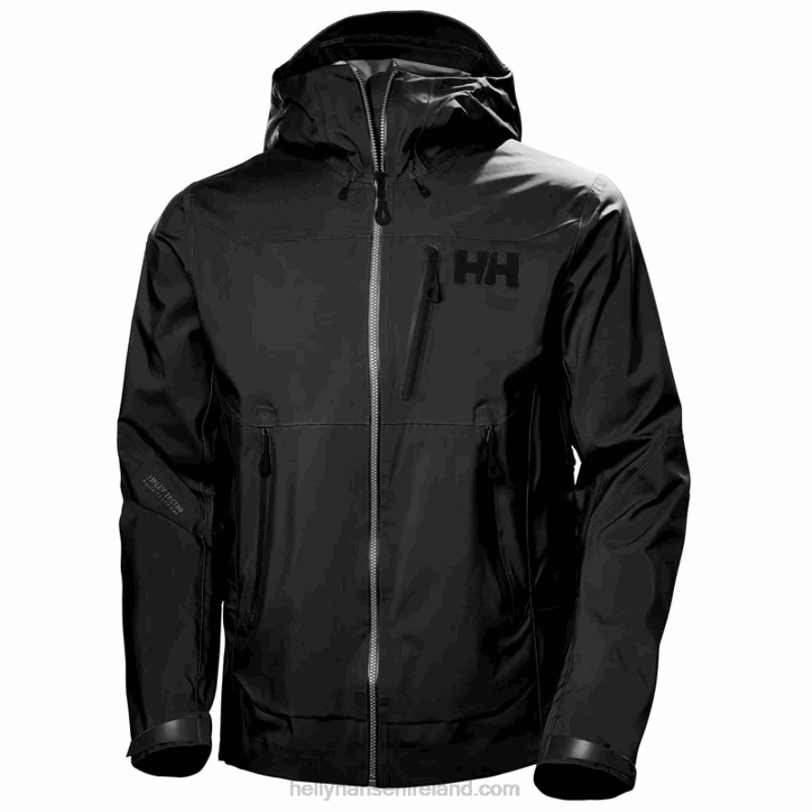BLACK 8V222F177 Helly-Hansen MEN'S ODIN MOUNTAIN INFINITY SHELL JACKET