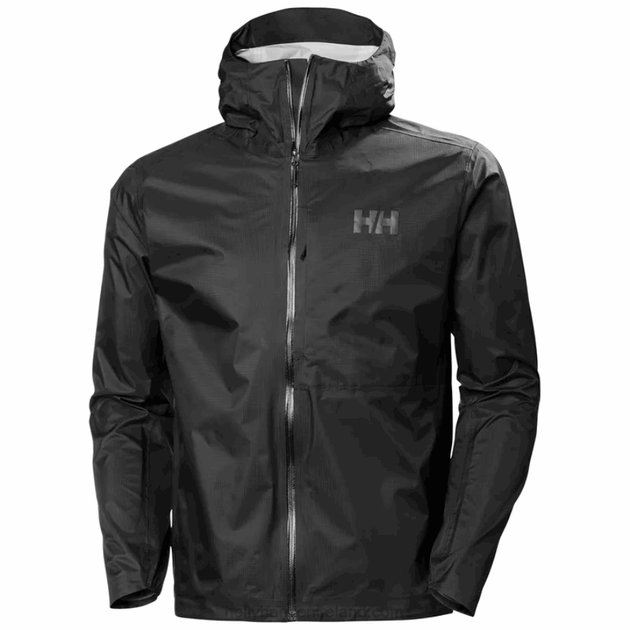 BLACK 8V222F185 Helly-Hansen MEN'S VERGLAS MICRO SHELL JACKET