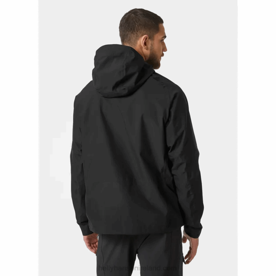 BLACK 8V222F188 Helly-Hansen MEN'S BANFF SHELL JACKET