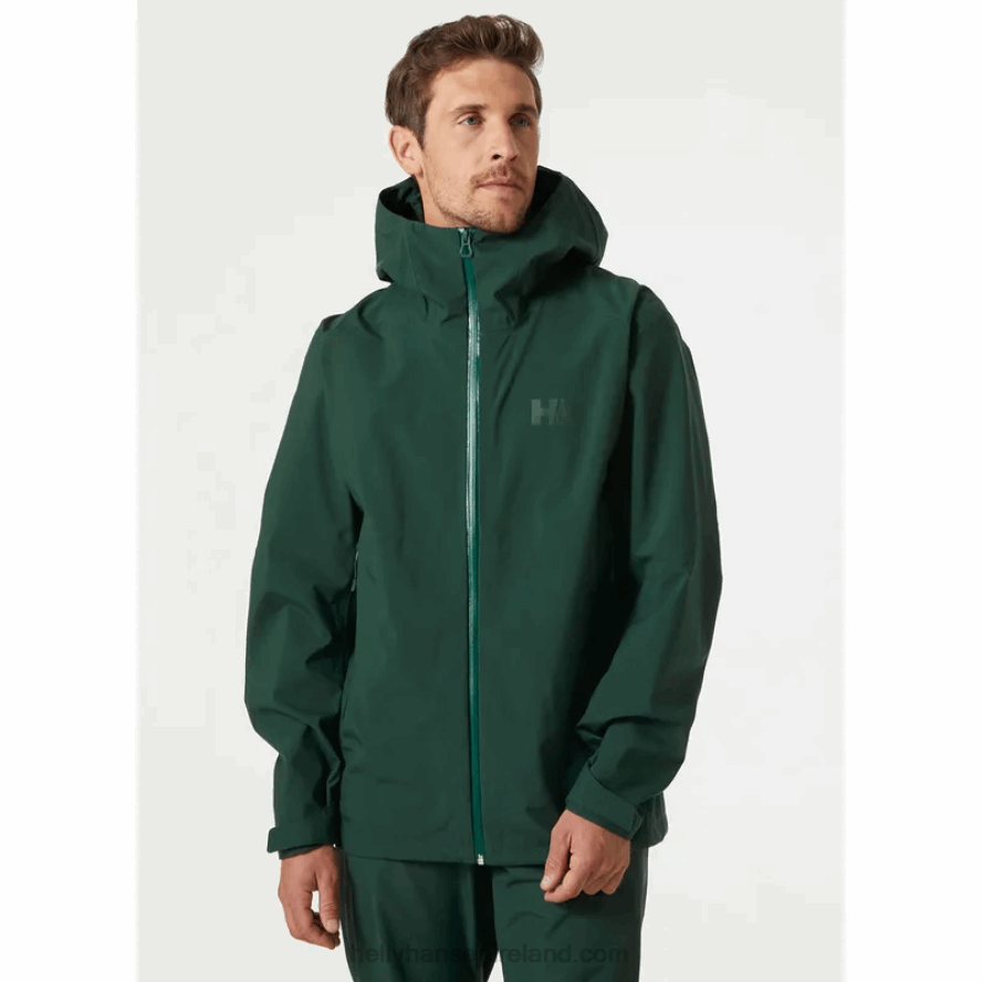 DARKEST SPR 8V222F211 Helly-Hansen MEN'S VERGLAS 3 LAYER SHELL JACKET