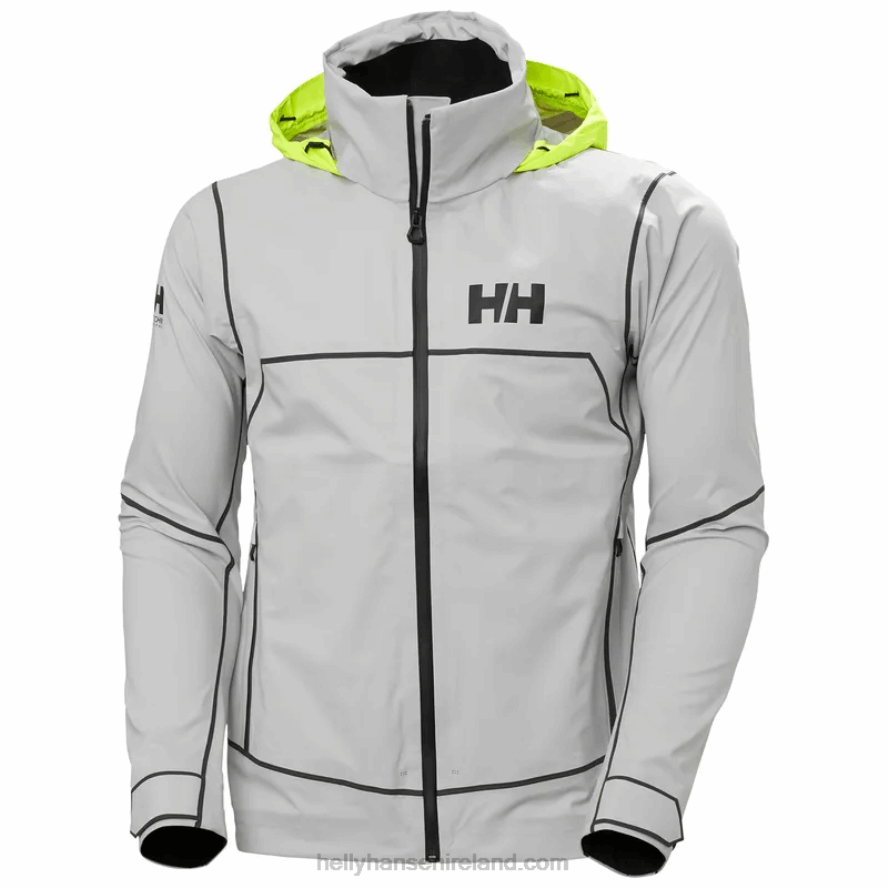 GREY FOG 8V222F51 Helly-Hansen MEN'S HP FOIL SHELL JACKET