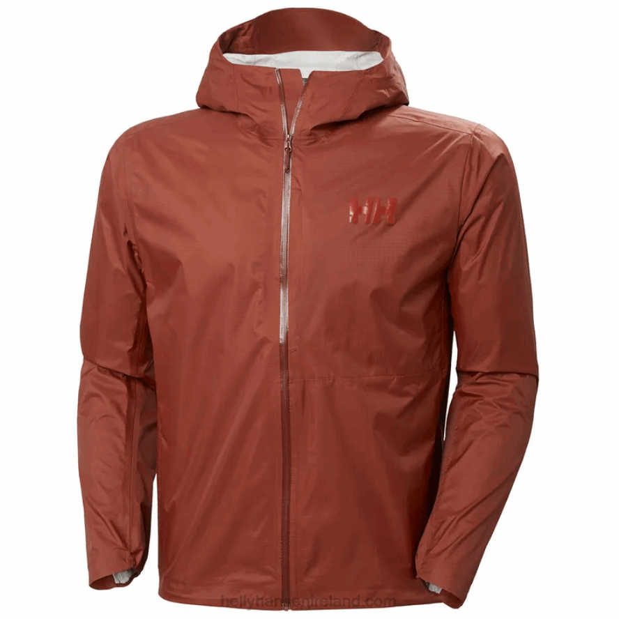 IRON OXIDE 8V222F181 Helly-Hansen MEN'S VERGLAS MICRO SHELL JACKET